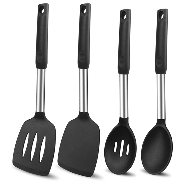Silicone Cooking Spatulas And Spoons Heat Resistant Silicone