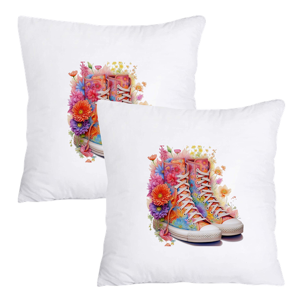 Scatter Cushion Cover Set - Flower Shoes