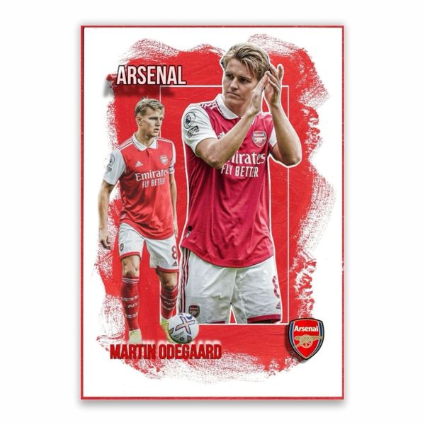 Martin Odegaard Arsenal Poster - A1