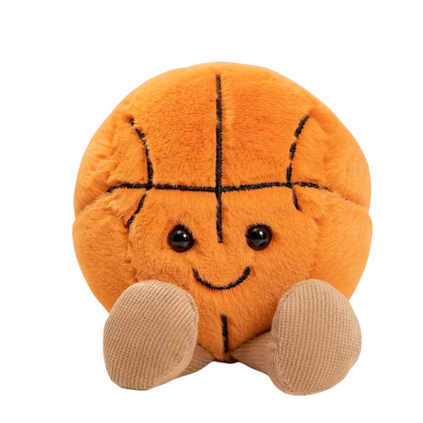5inch Soft Sports Plush Toy: Football Basketball for Kids Birthday &amp; Decor