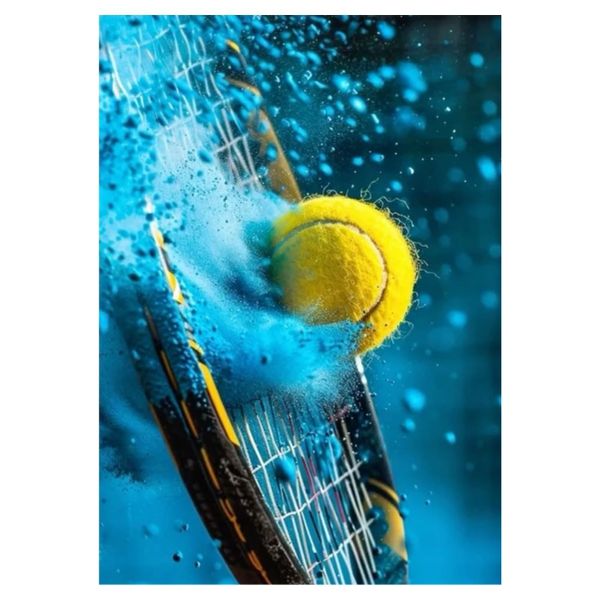 Tennis Racket And Ball - A1 Poster