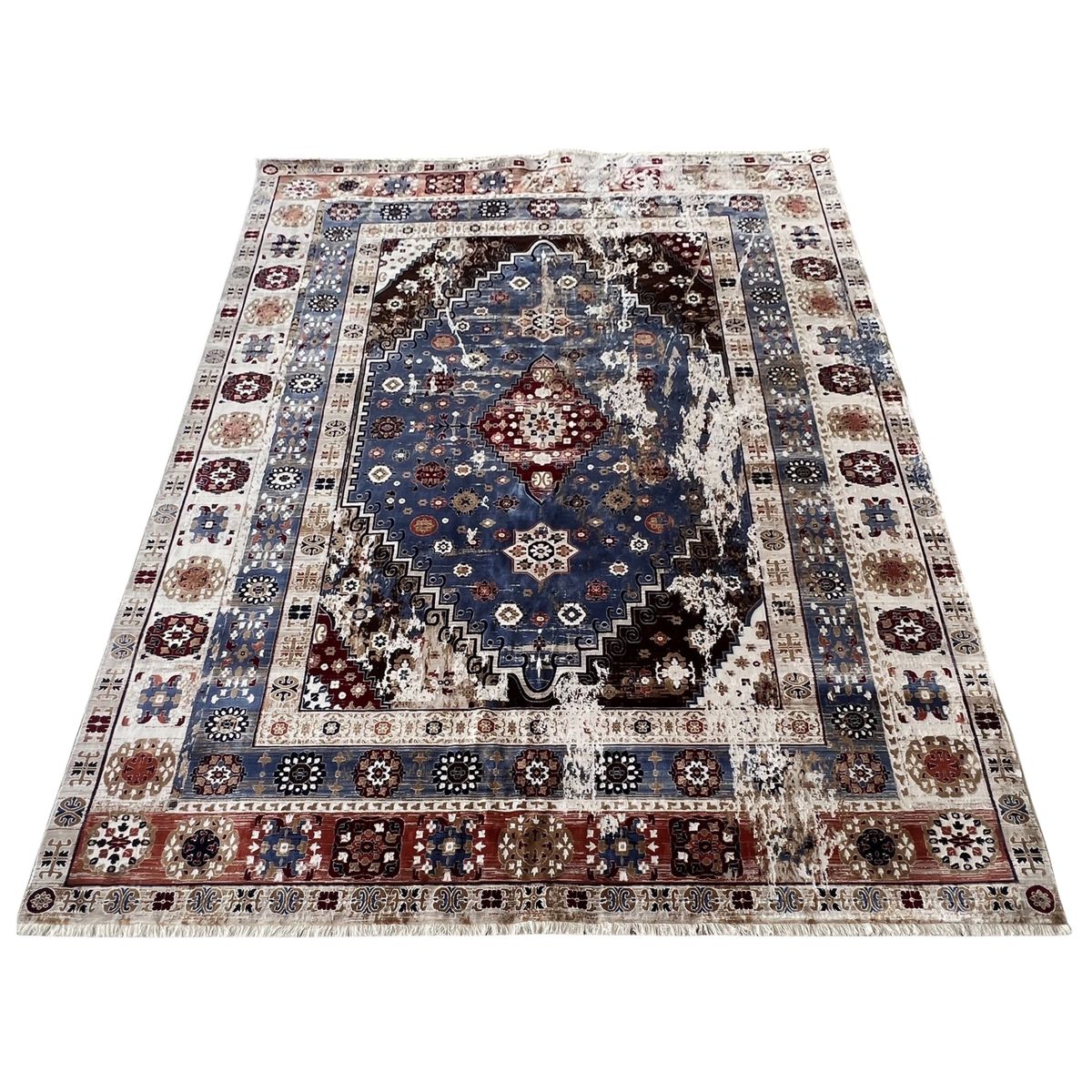 ROYAL RUGS Beige Blue Shiraz Area Rug 360 x 250 cm Shop Today. Get
