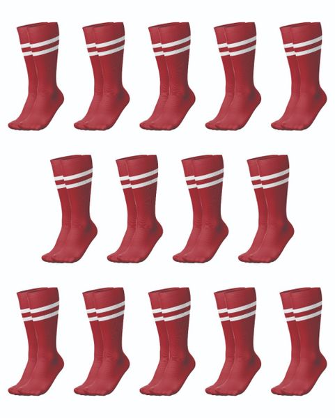 Set Of 14 Pairs - Maroon/White image