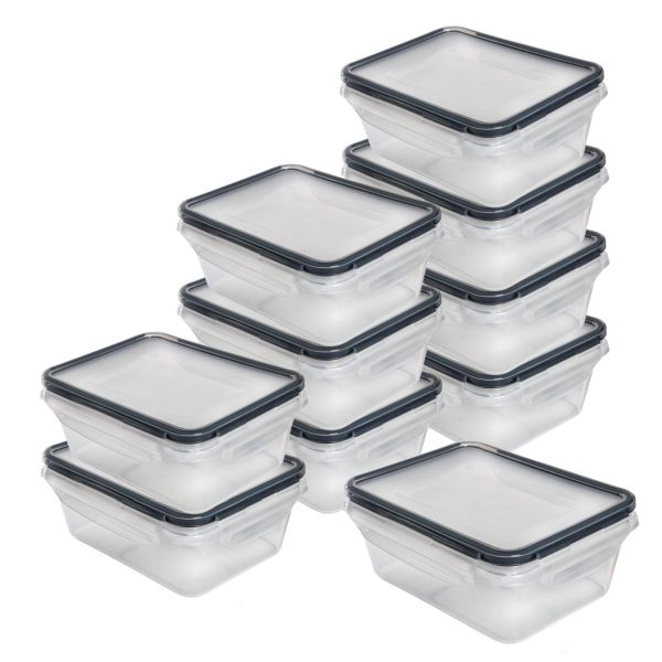 840ML Airtight Food Storage Containers, 10Pcs BPA-Free Kitchen Collection