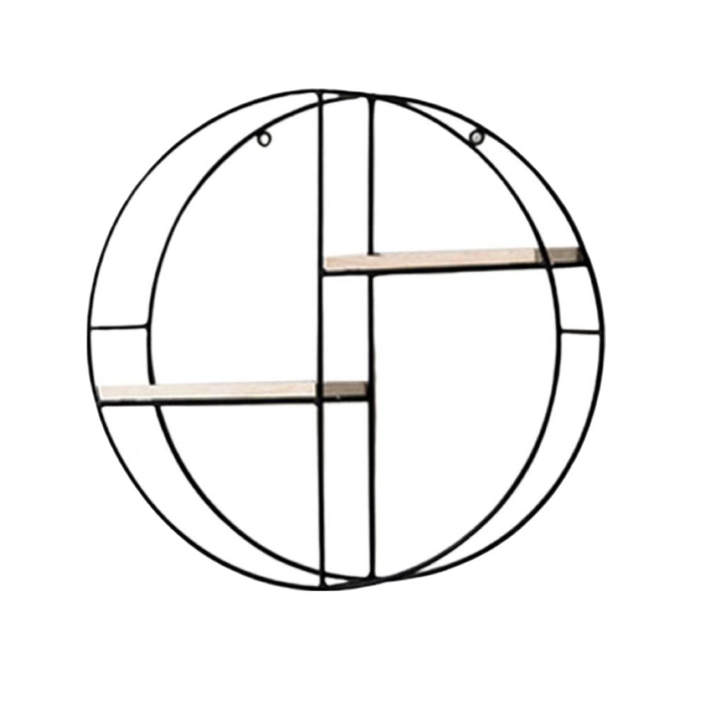 Home Decor Modern Wall Mounted Storage Shelf- Circle