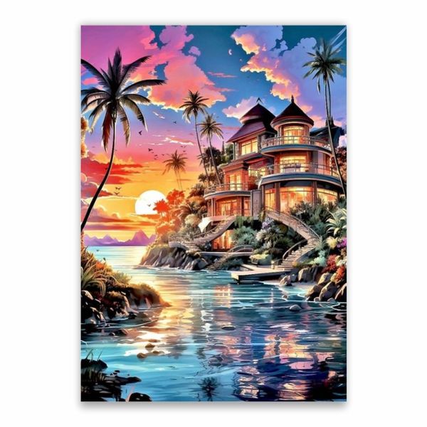 Dream Home On River Poster - A1