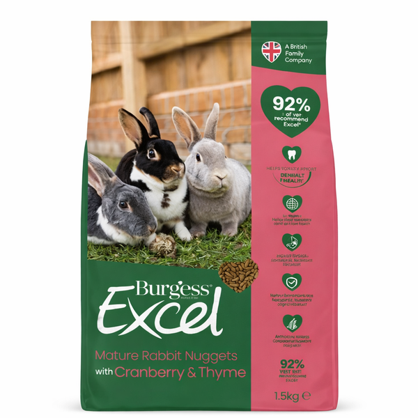 Excel Mature Rabbit Nuggets with Cranberry &amp; Thyme 1.5kg