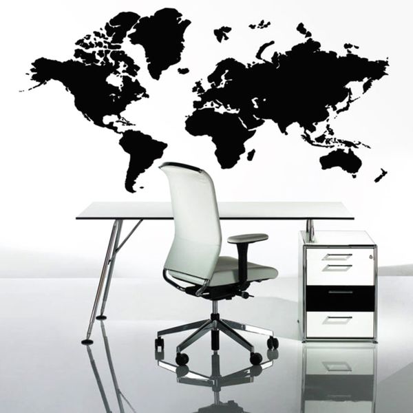 Imaging Architects Large World Map Wall Decal