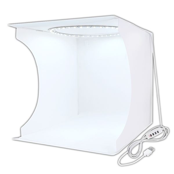 PULUZ 30cm Photo Box with Ring Light (6 Colour Backdrops)