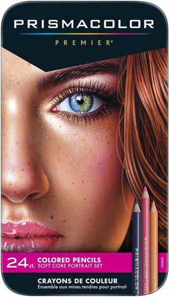 Prismacolor Premier Portrait Colouring Pencils tin 24's