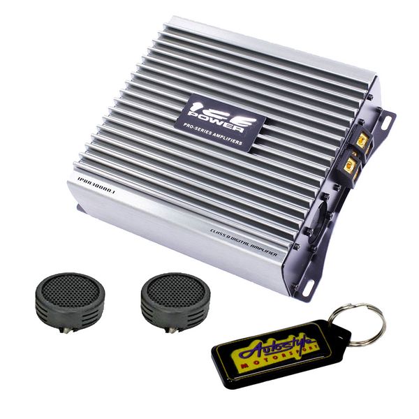 Ice Power Brazil Series 3000W Class D Amplifier &amp; Evo Tweeters &amp; Key Holder