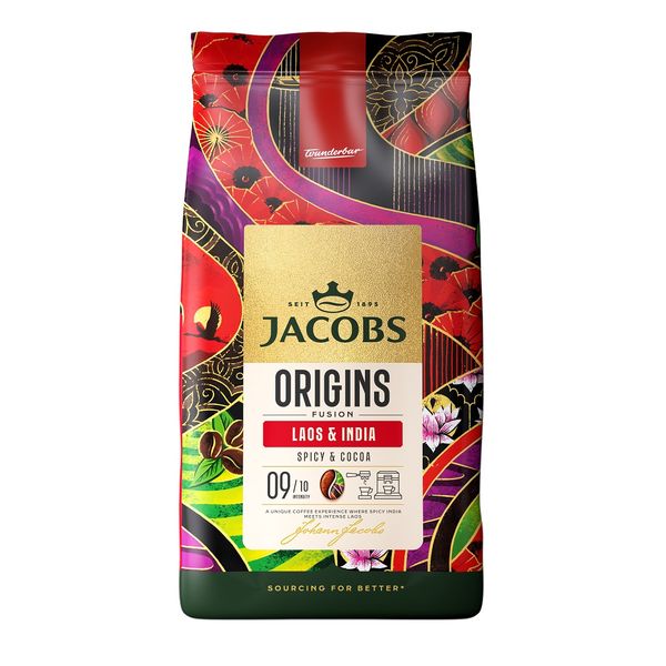 JACOBS Origins Laos &amp; India Coffee Beans - 1kg Pack