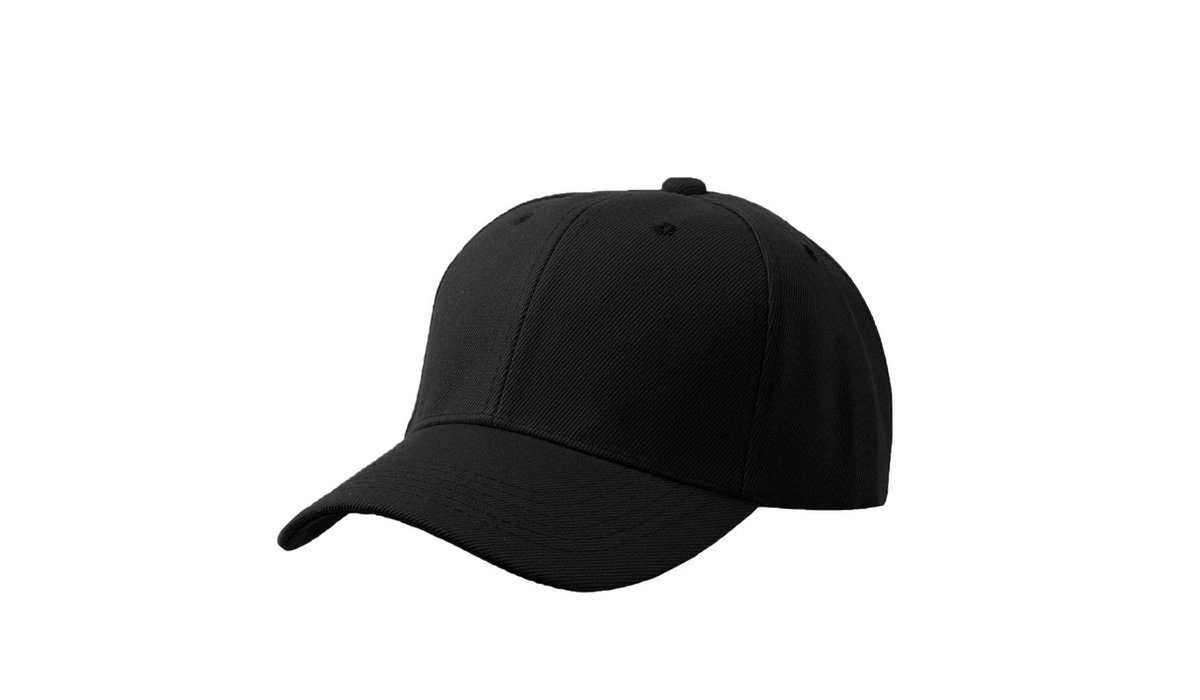 plain black cap