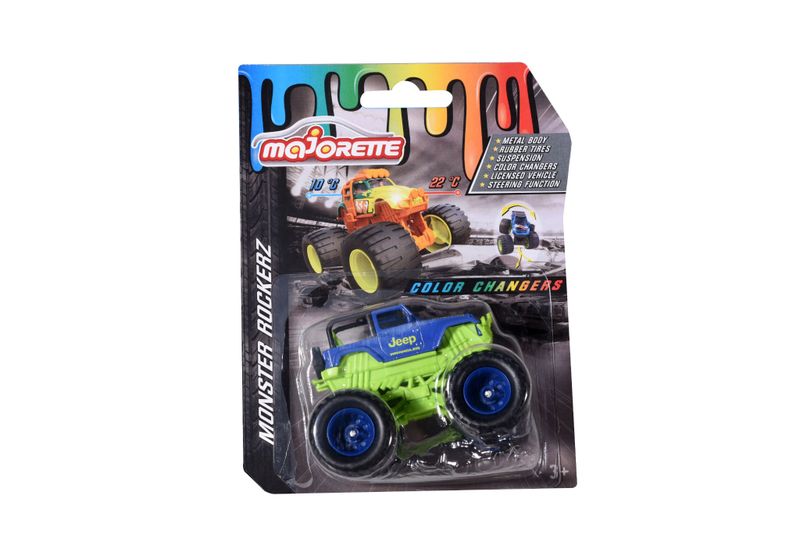 Majorette Monster Rockerz Colour Changers 3 Assorted Blind Pack
