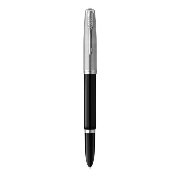 Parker 51 Fountain Pen - Black Chrome Trim