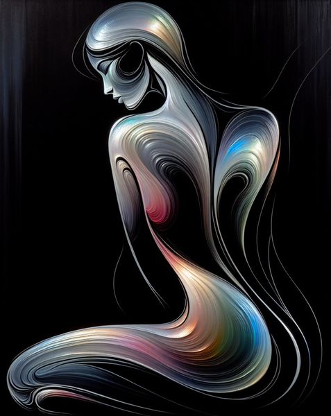 Canvas Wall Art Home Decor - Nude Lady