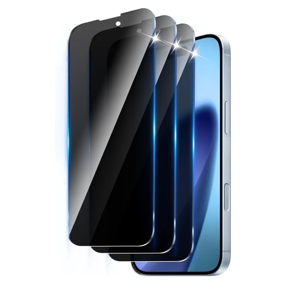 Anti-Spy Privacy Screen Protector CompatibleWith iPhone17 ProMax 6.9"-3pack
