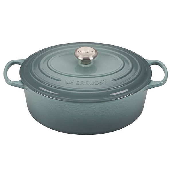 Le Creuset Signature Oval Casserole - 31cm - Sea Salt