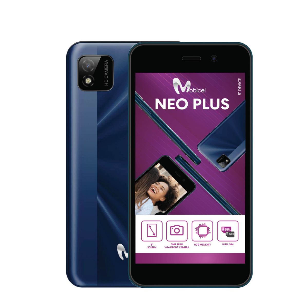 Mobicel Neo Plus LTE Smart Phone | 5MP Camera | 2000mAh Battery