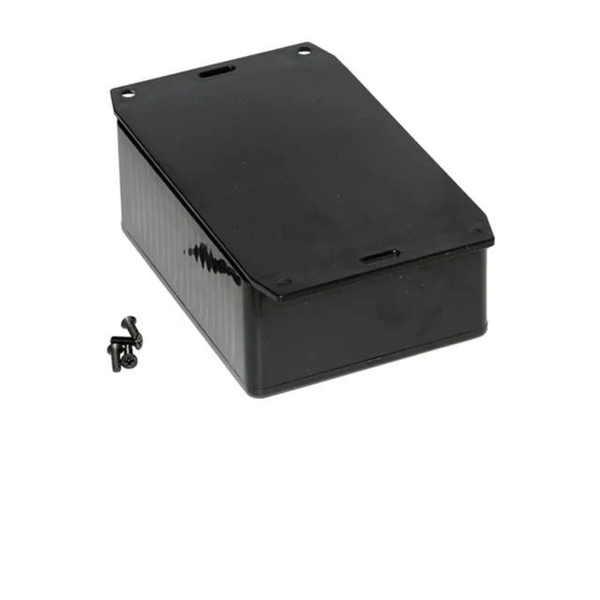 1591SF2BK ABS Enclosure 110x82x40mm Bottom Flange Black IP54