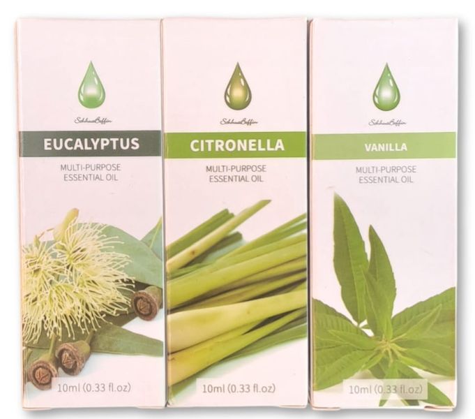 Multi-Purpose Essential Oil - Eucalyptus, Citronella, Vanilla