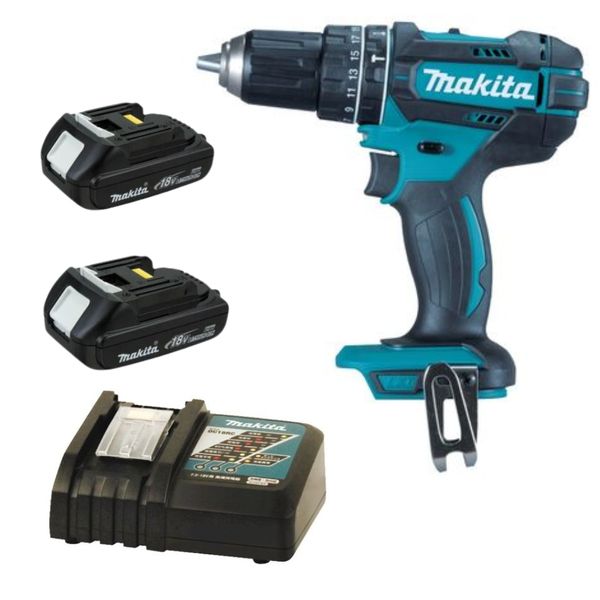 Makita - Cordless Impact Driver-Drill with 2 x 1.5Ah Battery &amp; Charger