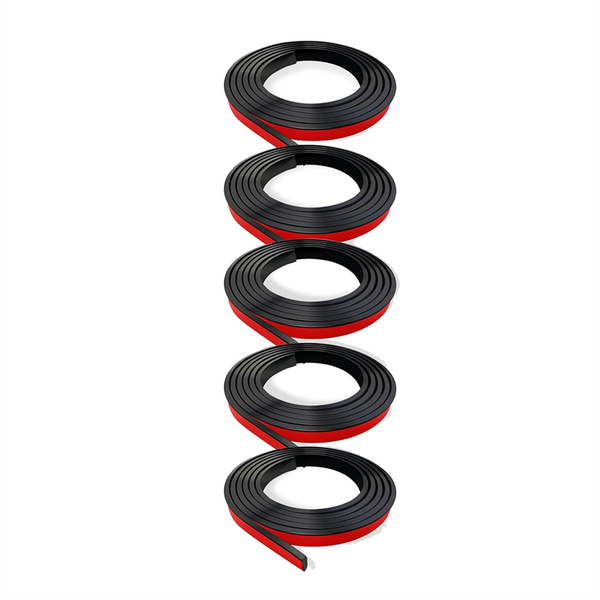 5 Rolls Total Window Grille Inserts Grid Kit Black