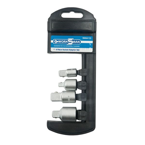 Bulk Pack x 5 Worksman Socket Adaptor Set 4Pc