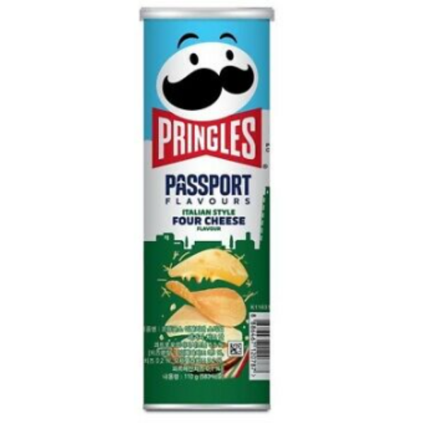 Pringles Passport Italian Four Cheeses 100g - 12 Pack
