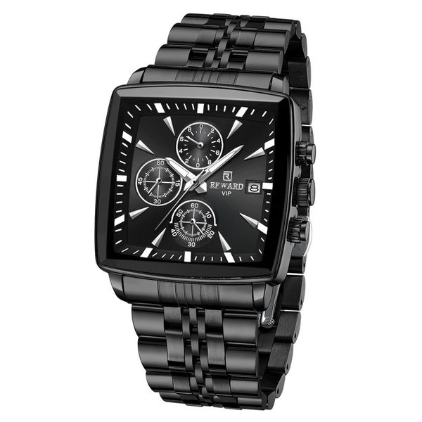 Reward Squar Face Men's Blue Leisure Watch