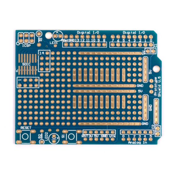 Prototyping Shield PCB for Arduino