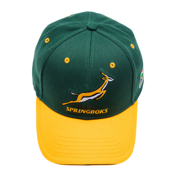 Official Springboks Rugby Supporter Cap - Classic Green South Africa