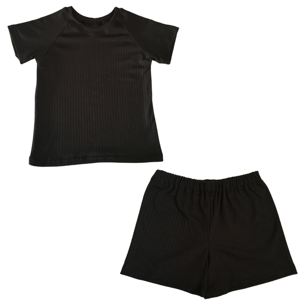 T-Shirt &amp; Short - Black image