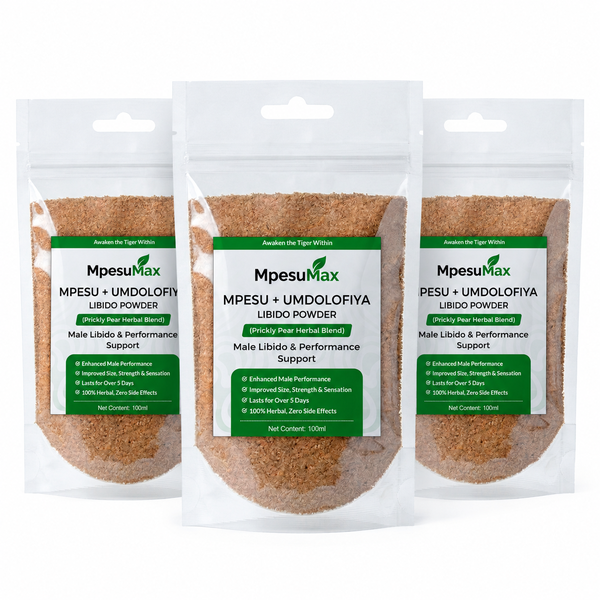 MPESU + UMDOLOFIYA Raw Libido &amp; Enlargement Powder (100ml) x 3 packs