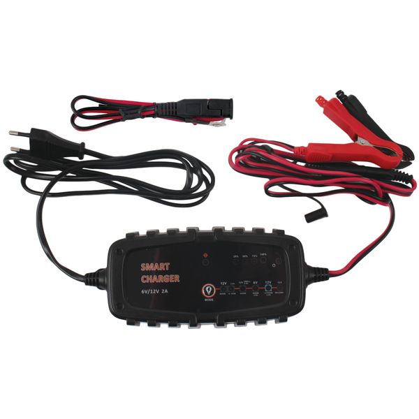 Smart Battery Trickle Charger Kit - 6/12 Volt (2 Amp)