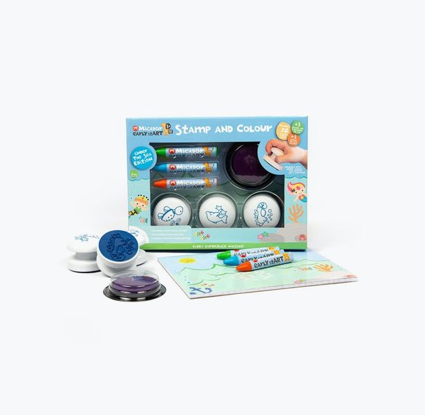 Micador Early stART Stamp And Colour Mini Under The Sea