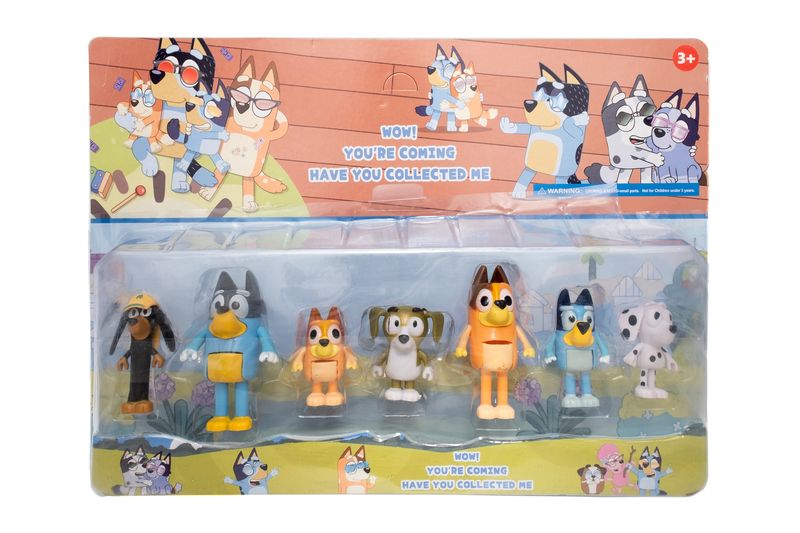 Bluey Friends Figurines 7 Piece