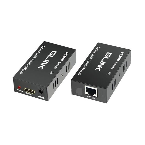 DW Glink HDMI Extender Ethernet RJ45 to 60M Cat5/Cat6 To Hdtv - GL-032