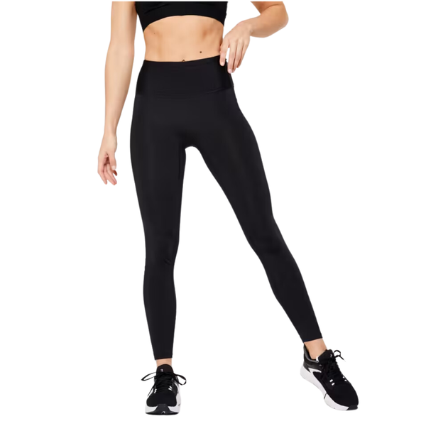 Domyos Women's Shaping Fitness Cardio High-Waisted Leggings - Black