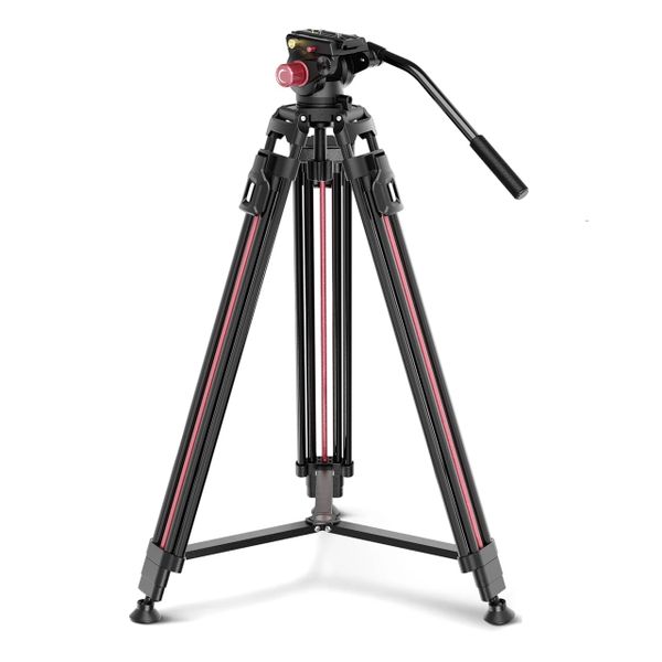 Neewer LL38 79"/200cm One-Step Aluminium Video Tripod with Fluid Head