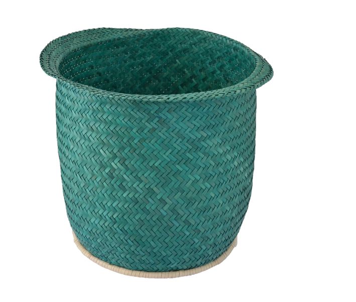 Handwoven Storage Ilala Basket - Green