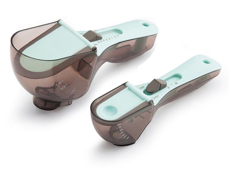 2 piece Measuring Spoon Set Adjustable Measuring Baking Tool Kitchen Tools