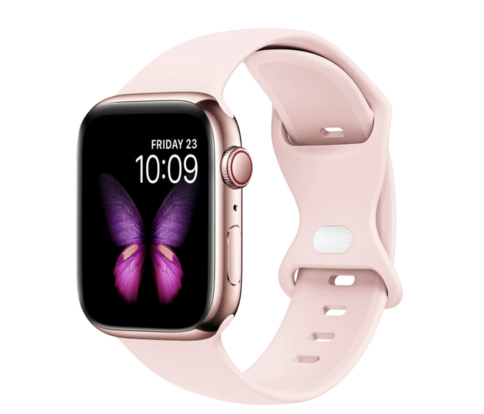 Compatible Strap for Apple Watch - Pink Silicone Sport Band 42-49mm