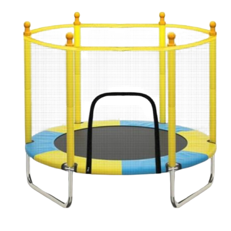 1.4m Kids Trampoline with Enclosure Net