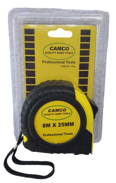 Camco 8 Meter Tape Measure - Rubber