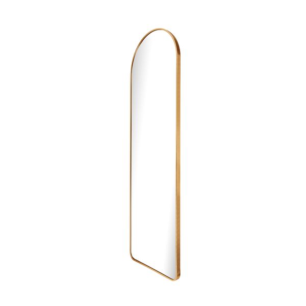 Paramount Mirrors and Prints - Rounded Crescent Dress Mirror - Gold