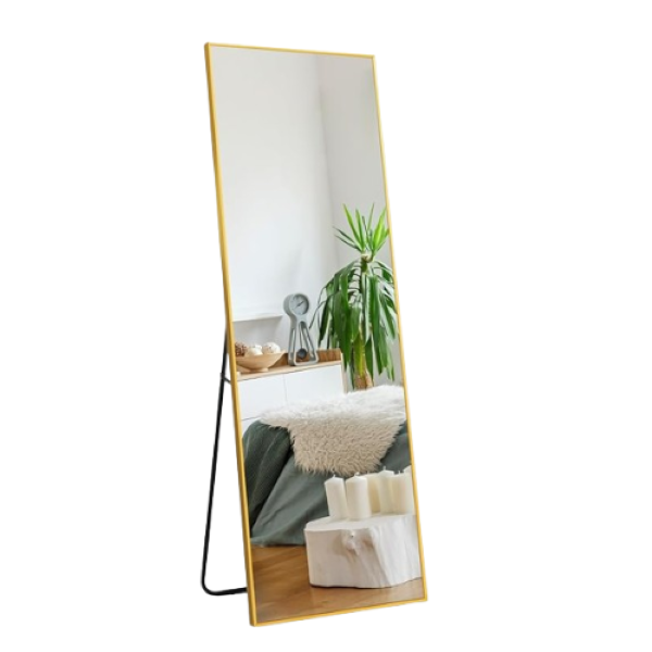 Full Body Rectangular Mirror with Golden Frame | Shop Today. Get it Tomorrow! | takealot.com