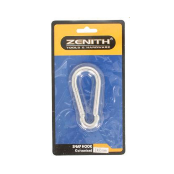 Zenith - Galvanised Snap-Hook 8 X 80mm- Pack Of 2