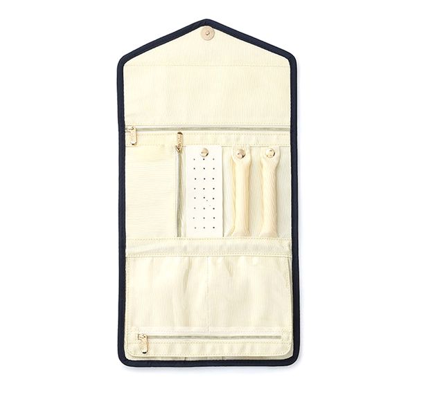 Travel Jewelry Organizer Foldable Jewelry Bag for Rings Necklaces