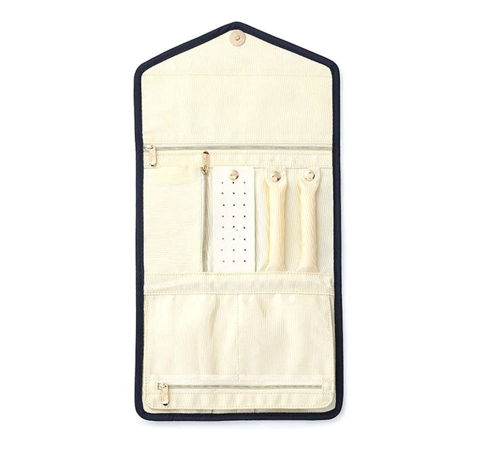 Travel Jewelry Organizer Foldable Jewelry Bag for Rings Necklaces